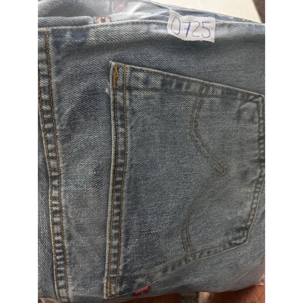 Levi's 550 Relaxed Fit Jeans Men's 38x30 Blue Straight Leg Denim Made in Mexico